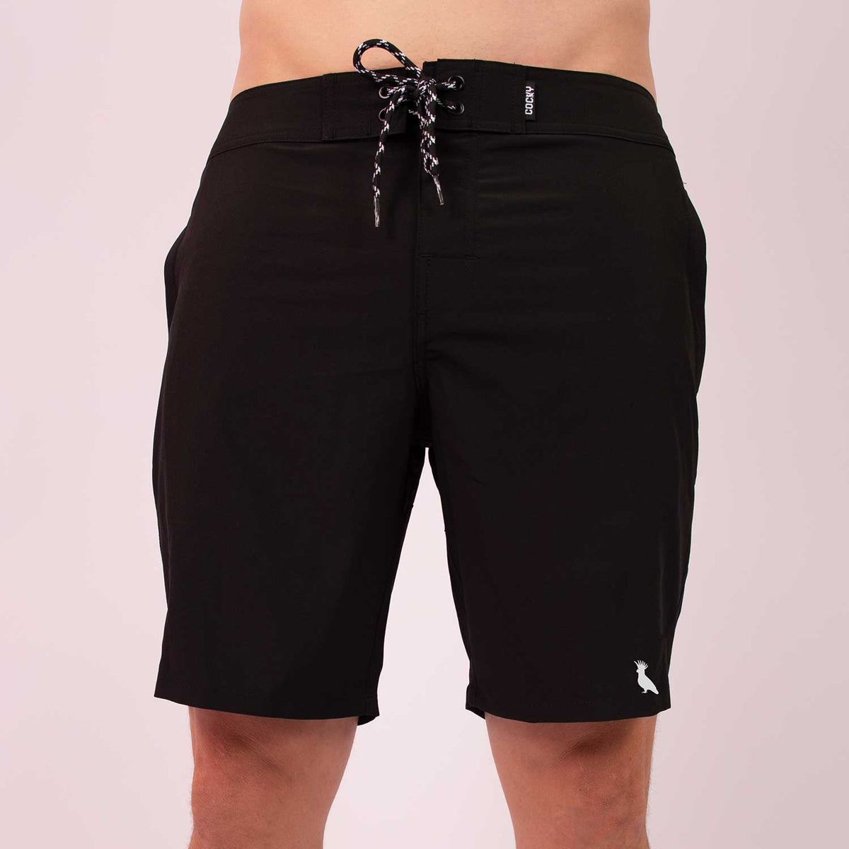 One Day At A Time Board Shorts - Black
